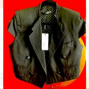 Dolce & Gabbana Cap Sleeve Short Jacket